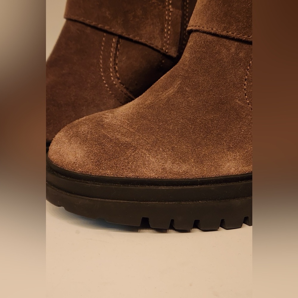 Kenneth Cole Women's Rhode Heel Buckle Women’s Brown Ankle Boot Size 10 - Picture 6 of 14